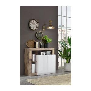 MC Akcent Komoda LENOR bílá/javor 209030-02P obraz