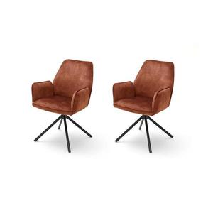 MC Akcent Jídelní židle NEXORO 2 ks červená 4027207171780 obraz