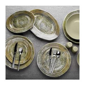 Jídelní sada 29 ks zelená/porcelán 868ARY1151 obraz