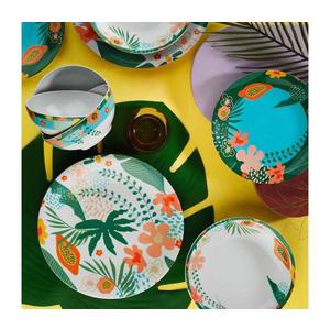 Jídelní sada 24 ks pestrobarevná/porcelán 710KTP3507 obraz