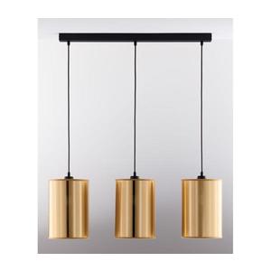 Jupiter 2092 - Lustr na lanku CORTINA 3xE27/15W/230V zlatá/černá 2092 obraz