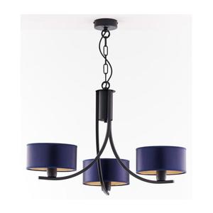 Jupiter 2099 - Lustr na řetězu ARTHUR 3xE27/15W/230V modrá/černá 2099 obraz