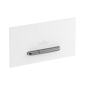 Villeroy & Boch 92216168 - Splachovací tlačítko VICONNECT bílá/lesklý chrom 92216168 obraz
