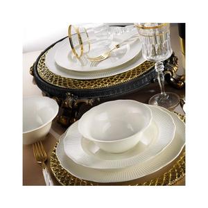 Jídelní sada 24 ks bílá/porcelán 710KTP2660 obraz