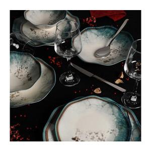 Jídelní sada 24 ks modrá/porcelán 387GRP1121 obraz