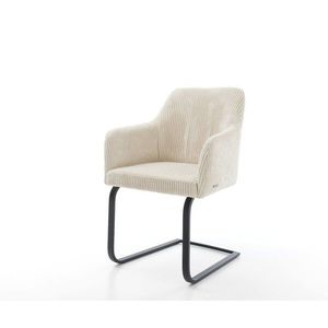 Jídelní židle Greg-Flex plyšový manšestr béžová jídelní židle obraz