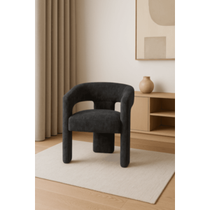 Leith LET71BLA Tapetovaná židle obraz