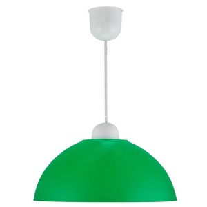 Stropní lampa závěsná slídový plast e27 zelená akce obraz