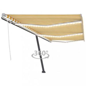 Ručně zatahovací markýza s LED světlem 300x250 cm Dekorhome obraz