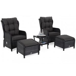 Zahradní set 5 ks umělý ratan obraz