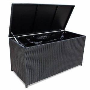 Zahradní úložný box polyratan Dekorhome obraz