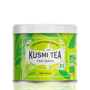 Kusmi Tea Sypaný bylinný čaj Only Spices Bio, kovová dóza 100 g 21678A1070 obraz