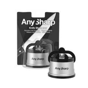 AnySharp Brousek na nože Premium s plastovým tělem v blistru, stříbrná ANYSHARPSILVER obraz