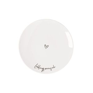 Villeroy & Boch Dezertní talíř Statement "Lieblingsmensch", Ø 21, 2 cm 10-1621-6150 obraz