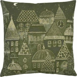 Sander Povlak na polštář Notte Santa, 45 × 45 cm, olive 846287-06 obraz