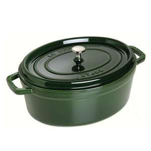 Staub Oválný litinový hrnec s poklicí Cocotte, grafitově šedá, 31 cm / 5, 5 l 1103185 obraz