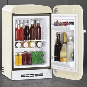 Smeg Lednice "Minibar", FAB5R, 34 l, otvírání pravé, 74x40 cm, krémová FAB5RCR6 obraz