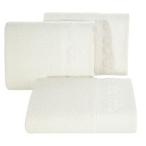 ArtFir Osuška KAMILA | stříbrná 70 x 140 cm Barva: Krémová obraz