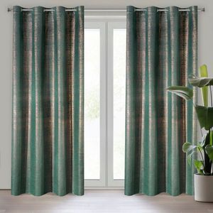 ArtFir Závěs AMBI K | tmavý tyrkysový 140 x 250 cm obraz