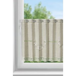 ArtFir Krátká záclona VERONICA P | béžová 150 x 60 cm obraz