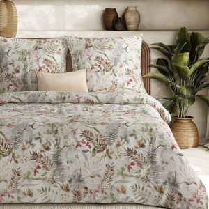 ArtFir Povlečení na dvojlůžko SPRING 47 | bílá/hnědá 160 x 200 cm obraz