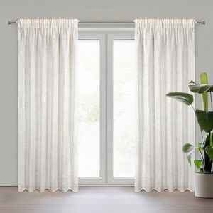 ArtFir Závěs KARLI P | přírodní 140 x 270 cm obraz