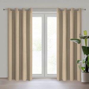 ArtFir Zatemňovací závěs NERISA K | béžová 140 x 250 cm obraz