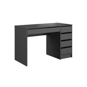 ArtLas Psací stolek ALEAH | antracit | smontován obraz