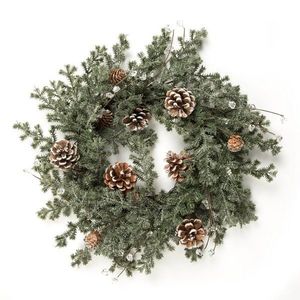 ArtFir Vánoční věnec 06 | zelená 40 cm obraz