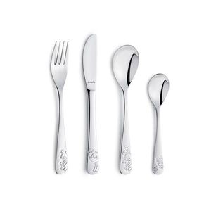 Sada dětských příborů AMEFA 4ks Forest friends obraz