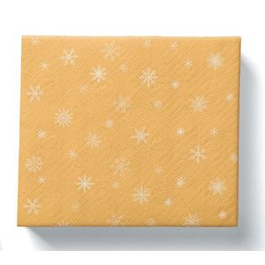 PROCOS Papírové vánoční ubrousky 33x33cm 3vrstvé zlaté 20ks obraz