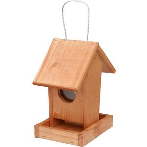 Krmítko č. 2 - Závěsné hnědé 13x18x22 cm obraz