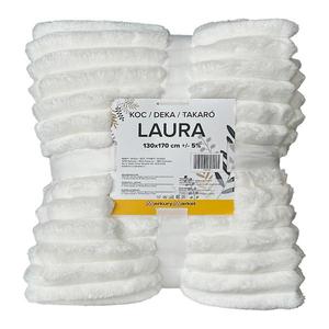 Deka Laura 130x170 cm 1 bílá obraz