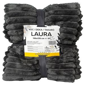 Deka Laura 130x170 cm 11 tmavě šedá obraz