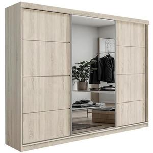 Skříň Palermo 250 sonoma + zrcadlo obraz