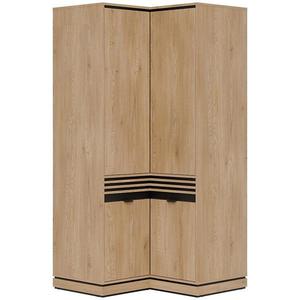 Rohová skříň Ferro FE13 dub crem torro obraz