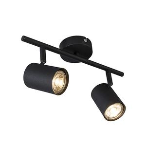 Chytrý bodový reflektor černý nastavitelný vč. 2 WiFi GU10 - Jeana obraz