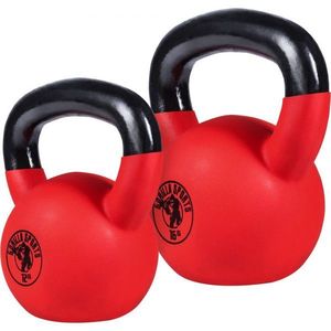 Gorilla Sports kettlebell činka, pogumovaný povrch, 12 kg obraz