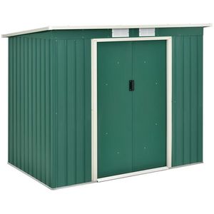 Zahradní domek na nářadí, 267x181 cm, tmavě zelený obraz