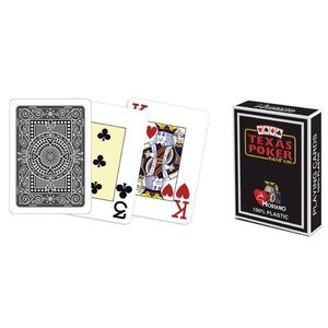 Modiano 41683 100% plastové karty 2 rohy - černé obraz