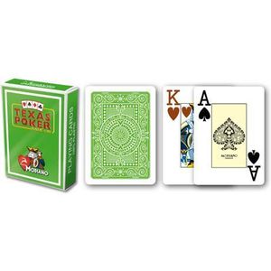 Modiano 31299 2 rohy 100% plastové karty - Světle zelené obraz