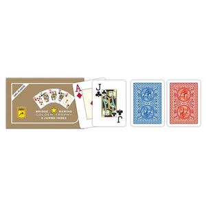 Modiano RAMINO GOLDEN TROPHY 31308 100% plastové karty 2 rohy obraz