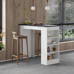 Barový stůl Houseland Swallow bendir/bílý obraz