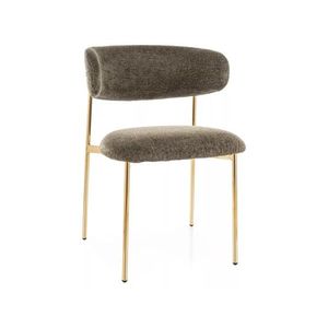 Signal Čalouněná jídelní židle ELTON Raven olivově zelená/zlatá obraz