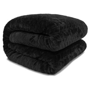 Kontrast Deka FUERO 150x200 cm černá obraz