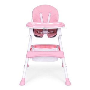 Dětská jídelní židlička BABY ECOTOYS růžová obraz