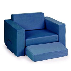 ECOTOYS Dětské modulární křeslo DIY modré obraz