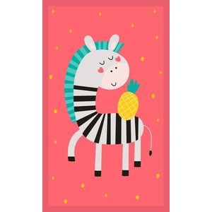Faro Dětský bavlněný ručník KIDS Zebra 30x50 cm růžový obraz