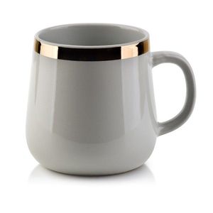 Affekdesign Hrnek DALIA 500ml šedo-zlatý obraz