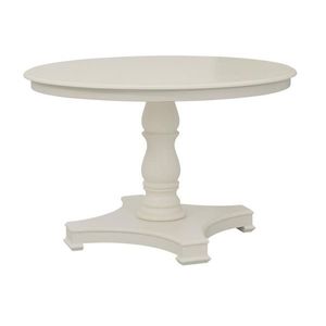 LivinHill Jídelní stůl Dijon 120 cm z masivu krémový obraz